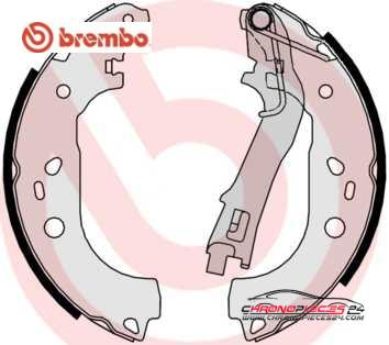 Achat de BREMBO S 23 533 Jeu de mâchoires de frein pas chères