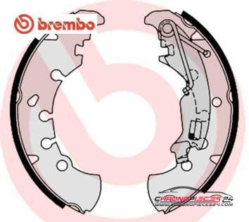 Achat de BREMBO S 23 555 Jeu de mâchoires de frein pas chères