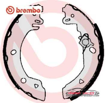 Achat de BREMBO S 24 517 Jeu de mâchoires de frein pas chères