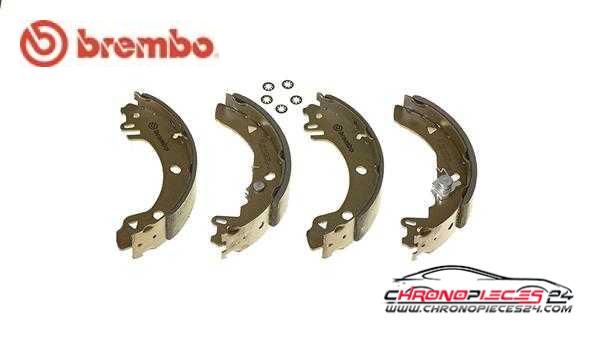 Achat de BREMBO S 24 517 Jeu de mâchoires de frein pas chères