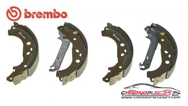 Achat de BREMBO S 24 534 Jeu de mâchoires de frein pas chères