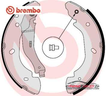 Achat de BREMBO S 24 538 Jeu de mâchoires de frein pas chères