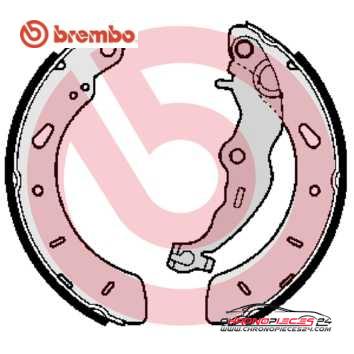 Achat de BREMBO S 24 551 Jeu de mâchoires de frein pas chères