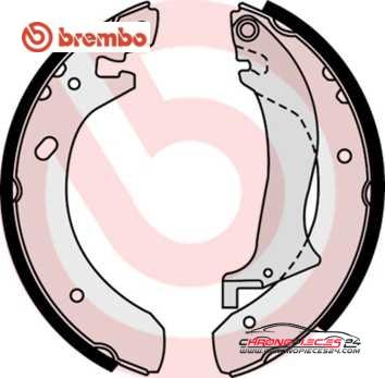 Achat de BREMBO S 44 504 Jeu de mâchoires de frein pas chères