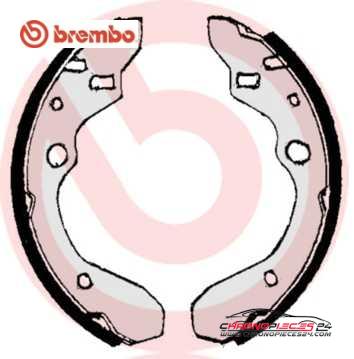 Achat de BREMBO S 49 506 Jeu de mâchoires de frein pas chères