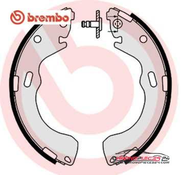 Achat de BREMBO S 49 521 Jeu de mâchoires de frein pas chères