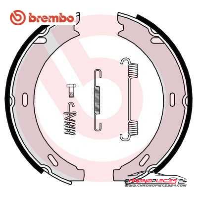 Achat de BREMBO S 50 502 Jeu de mâchoires de frein, frein de stationnement pas chères