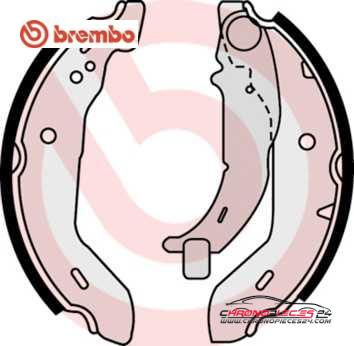 Achat de BREMBO S 50 503 Jeu de mâchoires de frein pas chères