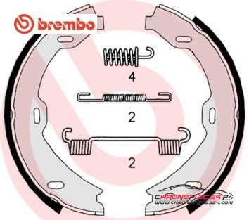 Achat de BREMBO S 50 518 Jeu de mâchoires de frein, frein de stationnement pas chères