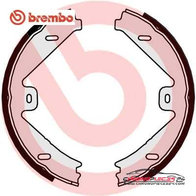 Achat de BREMBO S 50 525 Jeu de mâchoires de frein, frein de stationnement pas chères