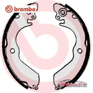 Achat de BREMBO S 54 513 Jeu de mâchoires de frein pas chères