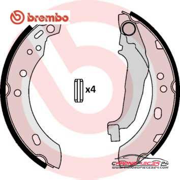 Achat de BREMBO S 56 507 Jeu de mâchoires de frein pas chères