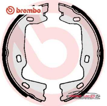 Achat de BREMBO S 59 521 Jeu de mâchoires de frein, frein de stationnement pas chères