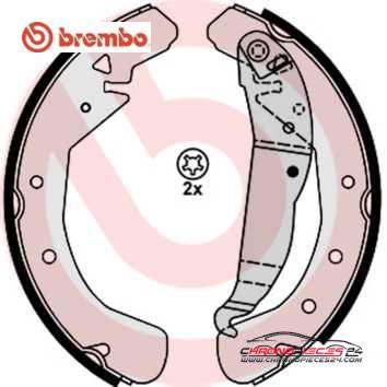 Achat de BREMBO S 59 525 Jeu de mâchoires de frein pas chères