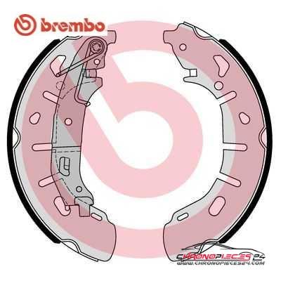 Achat de BREMBO S 59 531 Jeu de mâchoires de frein pas chères