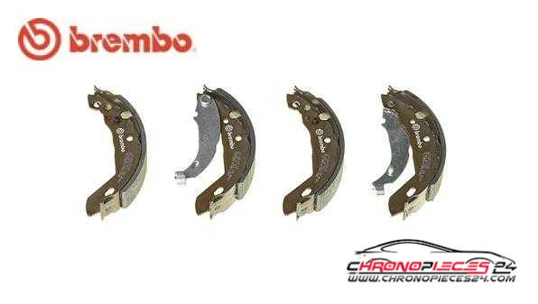 Achat de BREMBO S 61 512 Jeu de mâchoires de frein pas chères