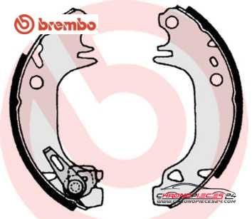 Achat de BREMBO S 61 513 Jeu de mâchoires de frein pas chères