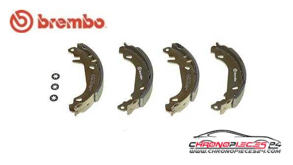 Achat de BREMBO S 61 519 Jeu de mâchoires de frein pas chères