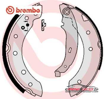 Achat de BREMBO S 61 520 Jeu de mâchoires de frein pas chères