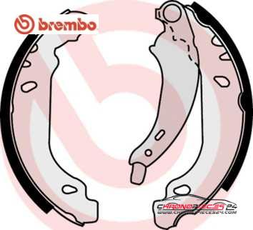 Achat de BREMBO S 61 525 Jeu de mâchoires de frein pas chères