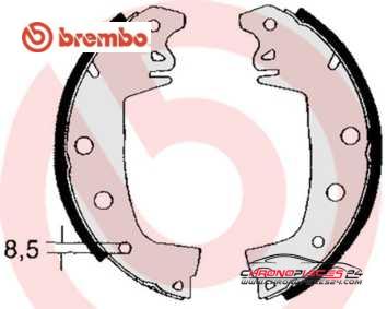 Achat de BREMBO S 68 503 Jeu de mâchoires de frein pas chères