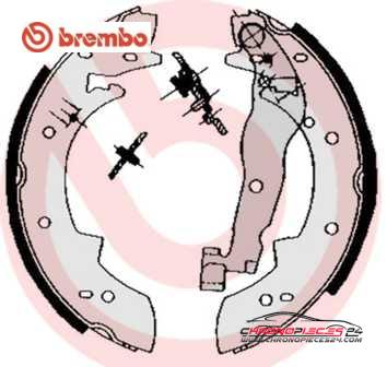 Achat de BREMBO S 68 511 Jeu de mâchoires de frein pas chères