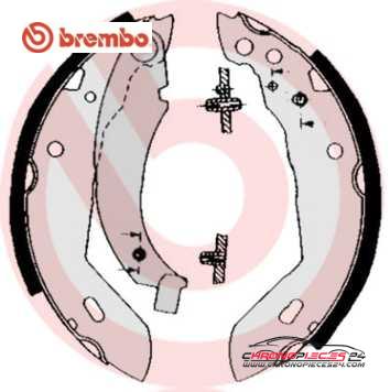 Achat de BREMBO S 68 518 Jeu de mâchoires de frein pas chères