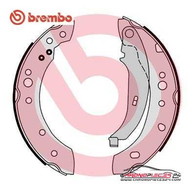 Achat de BREMBO S 68 547 Jeu de mâchoires de frein pas chères