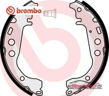 Achat de BREMBO S 83 508 Jeu de mâchoires de frein pas chères