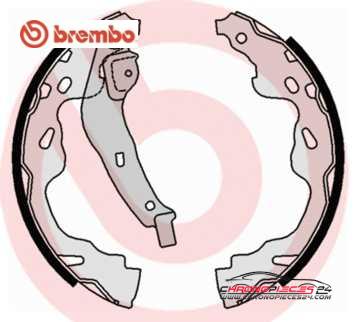 Achat de BREMBO S 83 509 Jeu de mâchoires de frein pas chères