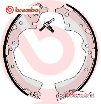 Achat de BREMBO S 83 511 Jeu de mâchoires de frein pas chères