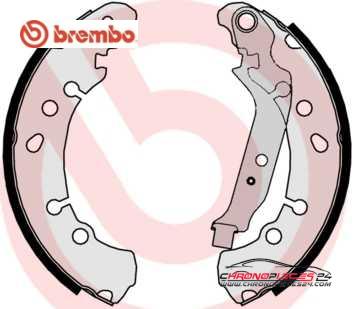 Achat de BREMBO S 83 513 Jeu de mâchoires de frein pas chères