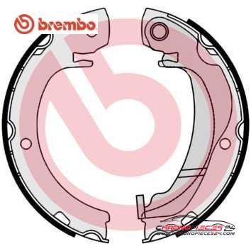 Achat de BREMBO S 83 561 Jeu de mâchoires de frein, frein de stationnement pas chères