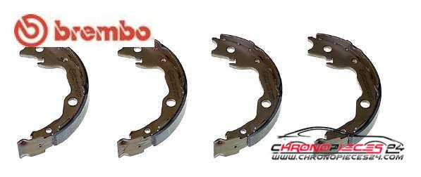 Achat de BREMBO S 83 568 Jeu de mâchoires de frein, frein de stationnement pas chères