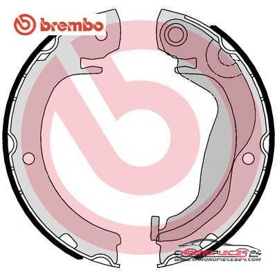 Achat de BREMBO S 83 569 Jeu de mâchoires de frein, frein de stationnement pas chères