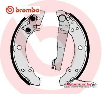 Achat de BREMBO S 85 507 Jeu de mâchoires de frein pas chères