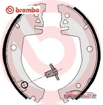 Achat de BREMBO S 85 512 Jeu de mâchoires de frein pas chères