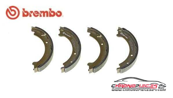 Achat de BREMBO S 86 509 Jeu de mâchoires de frein, frein de stationnement pas chères