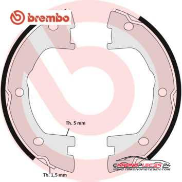 Achat de BREMBO S A6 506 Jeu de mâchoires de frein, frein de stationnement pas chères