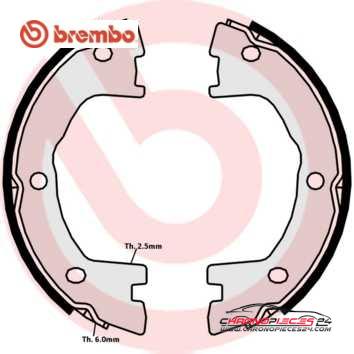 Achat de BREMBO S A6 508 Jeu de mâchoires de frein, frein de stationnement pas chères