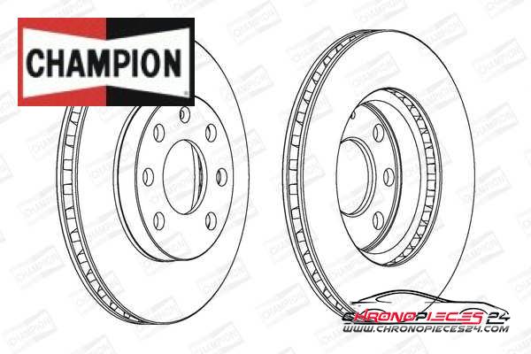 Achat de CHAMPION 561248CH Disque de frein pas chères