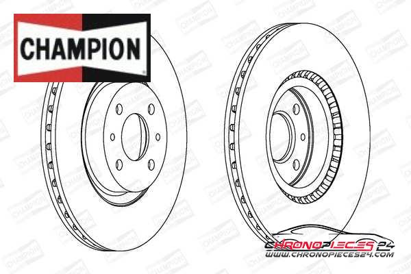 Achat de CHAMPION 561387CH Disque de frein pas chères