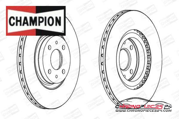 Achat de CHAMPION 561508CH Disque de frein pas chères