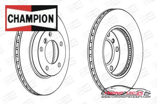 Achat de CHAMPION 561551CH Disque de frein pas chères