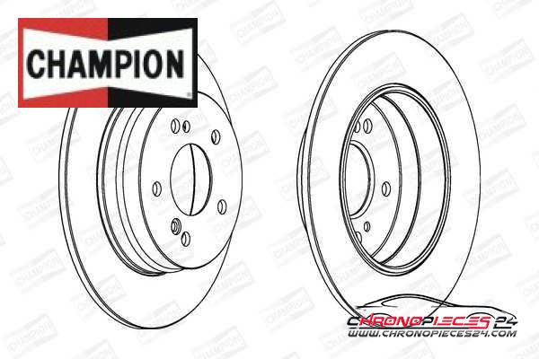 Achat de CHAMPION 561963CH Disque de frein pas chères