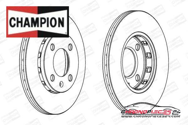 Achat de CHAMPION 561981CH Disque de frein pas chères