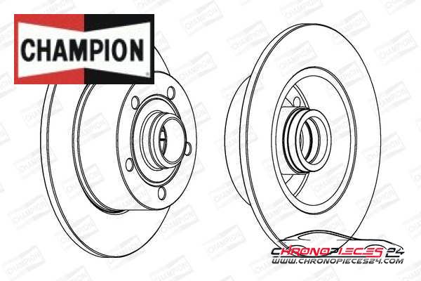 Achat de CHAMPION 561982CH-1 Disque de frein pas chères