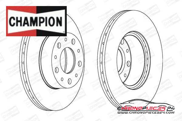 Achat de CHAMPION 561984CH Disque de frein pas chères