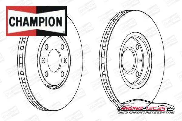 Achat de CHAMPION 562019CH Disque de frein pas chères