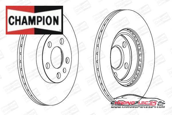 Achat de CHAMPION 562033CH Disque de frein pas chères